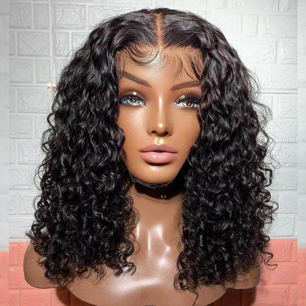 5x5 Water Curl Glueless Wig