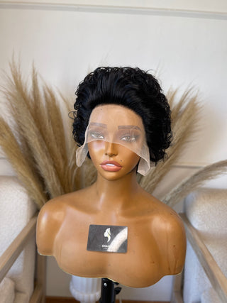 Clearance wigs: Free part water curl pixie (Available instore & Whatsapp)