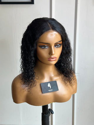 12a Water Curl Glueless 4x4 14inch Wig (Available instore & Whatsapp)