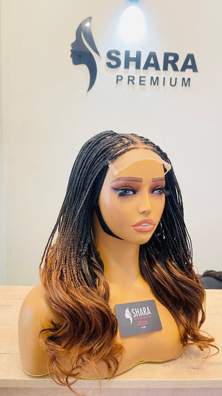 Clearance:Braided wig 1/6 5*5 Closure