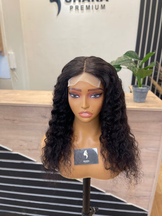 Clearance faulty wig:11a Deep curl 4*4 18”