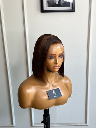 Tamara HD 13x4 10” Bob Wig Bleached to Highlights