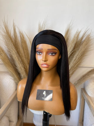 Clearance wigs: 12a Headband 14” Straight wig (Available instore & Whatsapp)