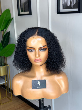 13a Jerry Curl Glueless 5x5 12” Wig