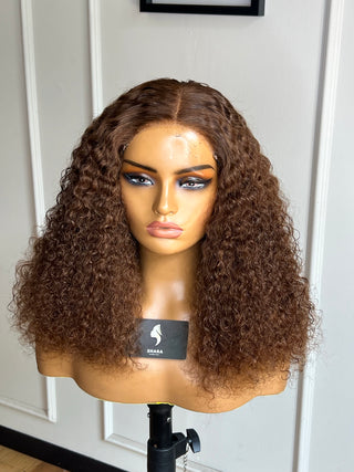 Burmese 5x5 18” Brown Wig