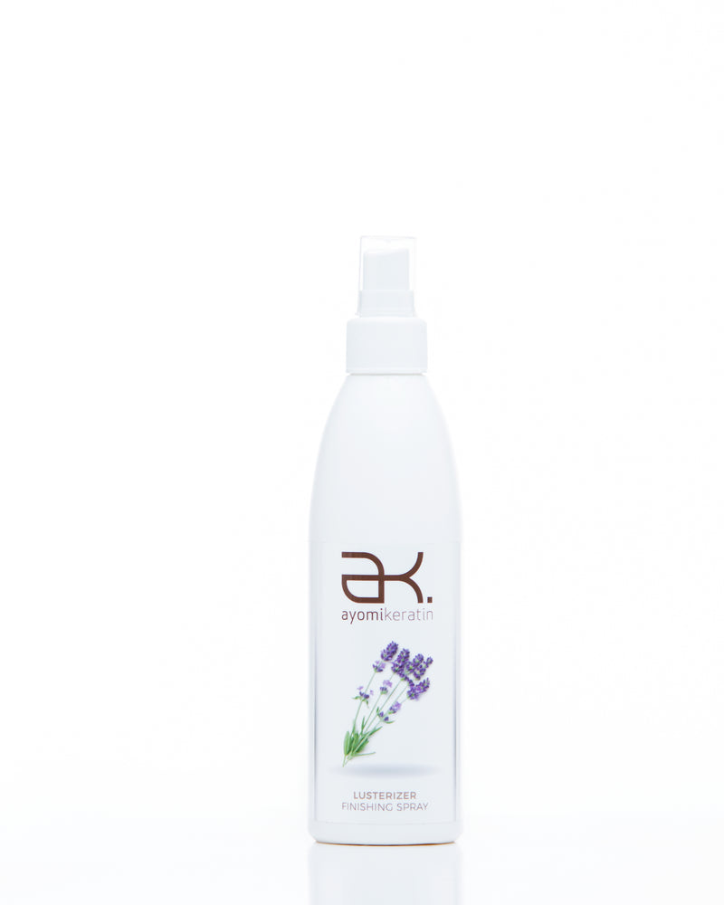 Maintenance : AK Lusteriser (leave in spray for straight hair) Heat protector