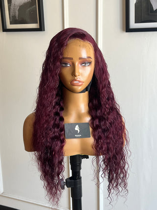Clearance Unit: 13a Deep Curl 24” Full Frontal Burgundy