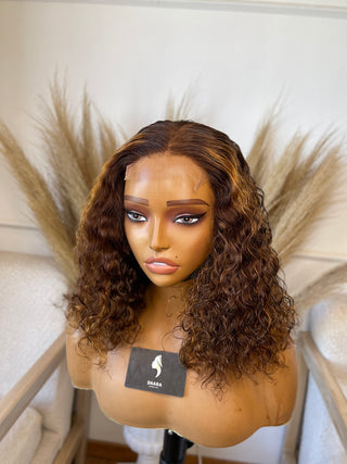 Clearance wigs: Anele Highlighted unit 12” 4*4