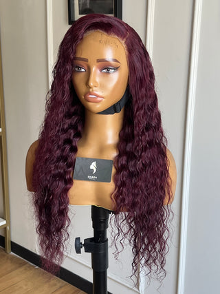 Clearance Unit: 13a Deep Curl 24” Full Frontal Burgundy