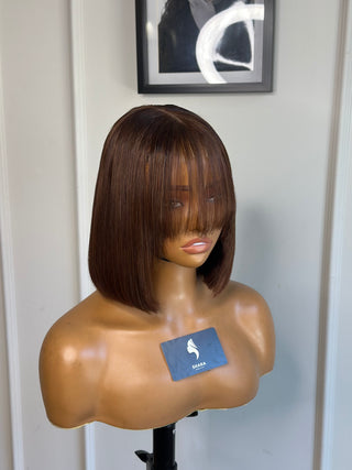 Clearance Unit: 13a double drawn fringe 2*6 8” Bleached to Brown