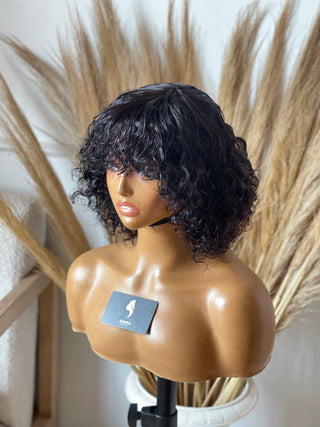 Clearance: 13a Mongolian curly fringe 8”
