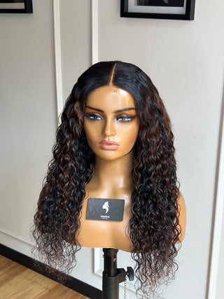 Mongolian Curls Bleached 5x5 HD 20” Wig