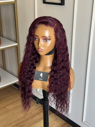 Clearance Unit: 13a Deep Curl 24” Full Frontal Burgundy