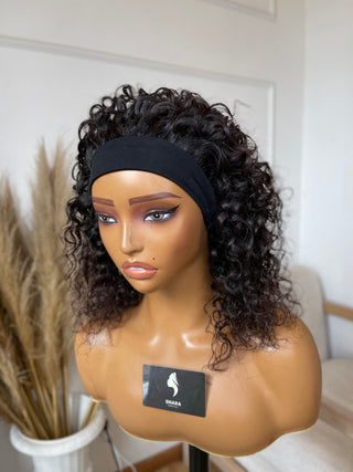 Clearance:14a machine made Coco curls Headband 10”