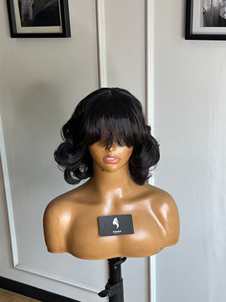 13a Wavy 10” 1x4 Fringe Wig
