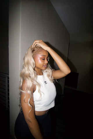 Ash blonde bodywave 26” 13x6