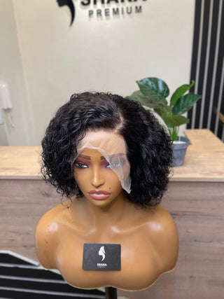 Clearance faulty wigs :12a Full frontal jerry curls 8”