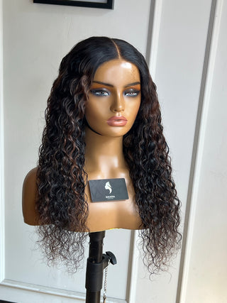Mongolian Curls Bleached 5x5 HD 20” Wig