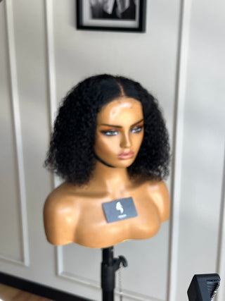 13a Jerry Curl Glueless 5x5 12” Wig