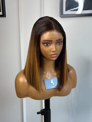 Clearance Unit:Double drawn 5*5 HD Bleached to Honey Blonde