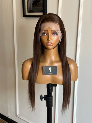 Clearance Unit: 12a Brown 18” Full Frontal Wig