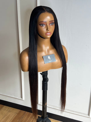 Clearance Unit: Pure Virgin Hair 5x5 HD Extra Volume 32” bleached