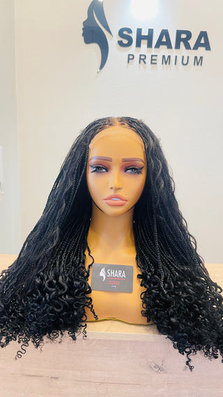 Clearance: Boho Braided wig 5*5 Closure