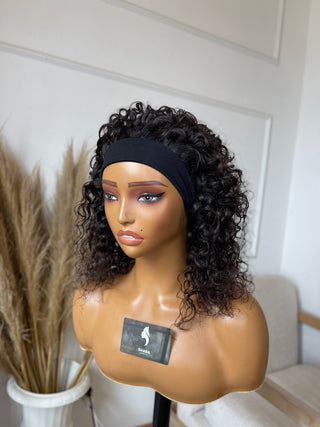 Clearance:14a machine made Coco curls Headband 10”