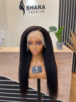 Clearance faulty wigs : 12a kinky straight 24” Full frontal