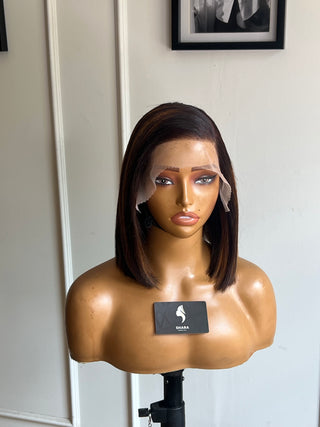 Retha Vietnamese SDD 9x6 10” Bleached-to-Highlighted Wig
