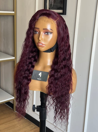 Clearance Unit: 13a Deep Curl 24” Full Frontal Burgundy