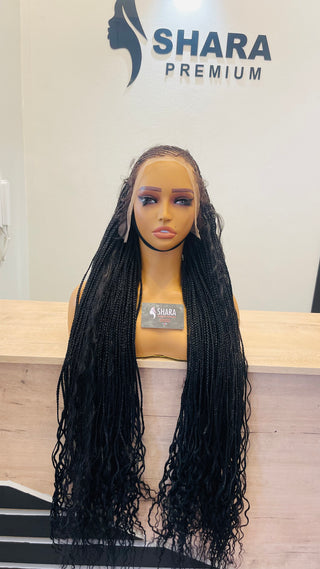 Clearance: Boho Braided wig Full frontal no1