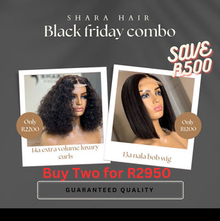 Combo: Luxury Curls Extra Volume and Nala 13a Bob