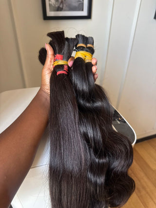 Pure Virgin Hair Bodywave and Straight Bundles (Set)