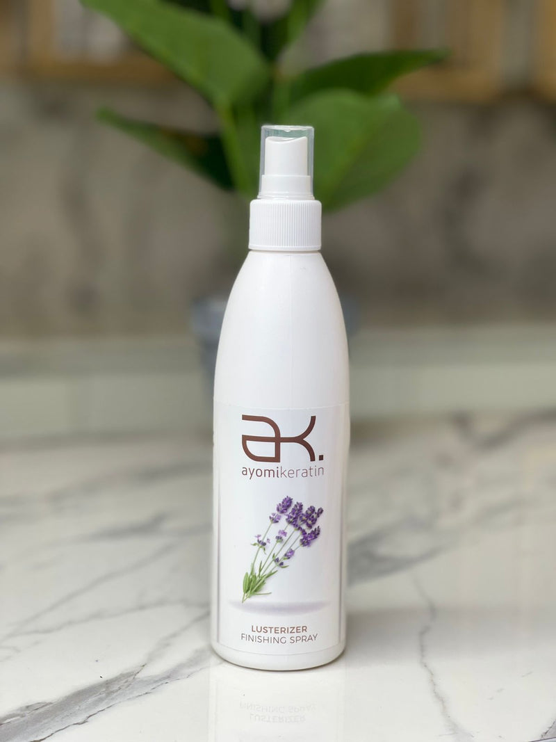 Maintenance : AK Lusteriser (leave in spray for straight hair) Heat protector