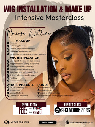 Makeup and Installation Masterclass Combo (Self Application)