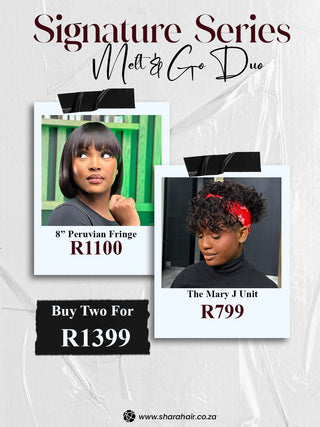 Combo: Peruvian Fringe 8” and The Mary J Unit