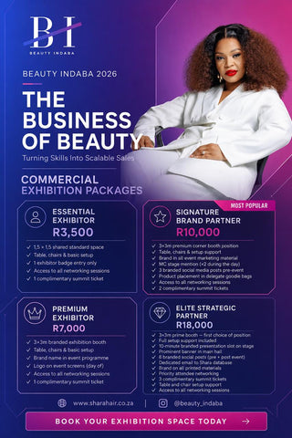 Beauty Indaba: Commercial Exhibition Packages