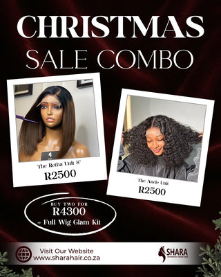 Combo: The Retha 8” wig + The Anele wig