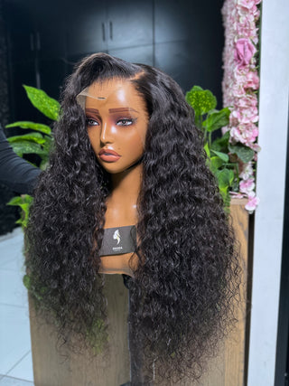 Mongolian Water Curl Frontal HD Wig