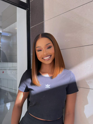 The Amari luxe SDD Bob Ombré bone straight