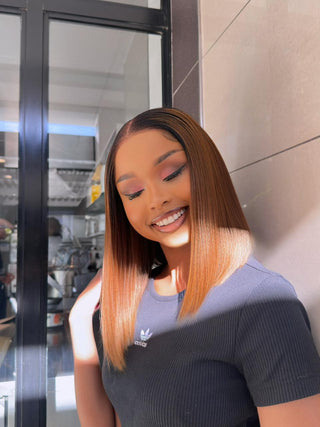 The Amari luxe SDD Bob Ombré bone straight