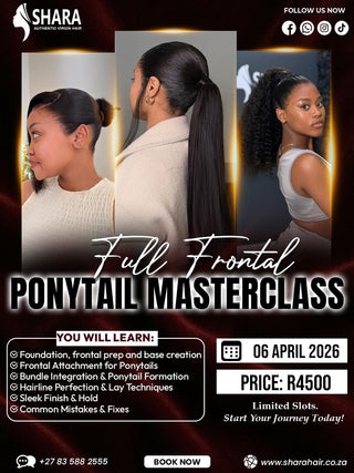 Full frontal ponytail masterclass