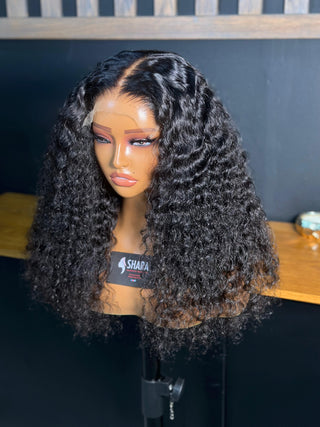 13a Machine Made Wigs: 5×5 Deep Curl HD Closure Glueless Wigs