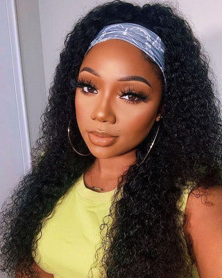 Headband Wigs : 13a Jerry Curl Headband